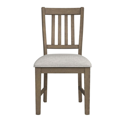 Yellowstone - Dining Side Chair (Set of 2) - Medium Brown / Gray