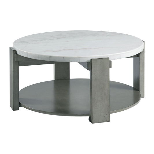 Rosamel - Round Coffee Table - Gray