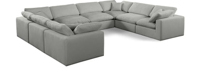 Comfy - 8 Piece Linen Modular Sectional
