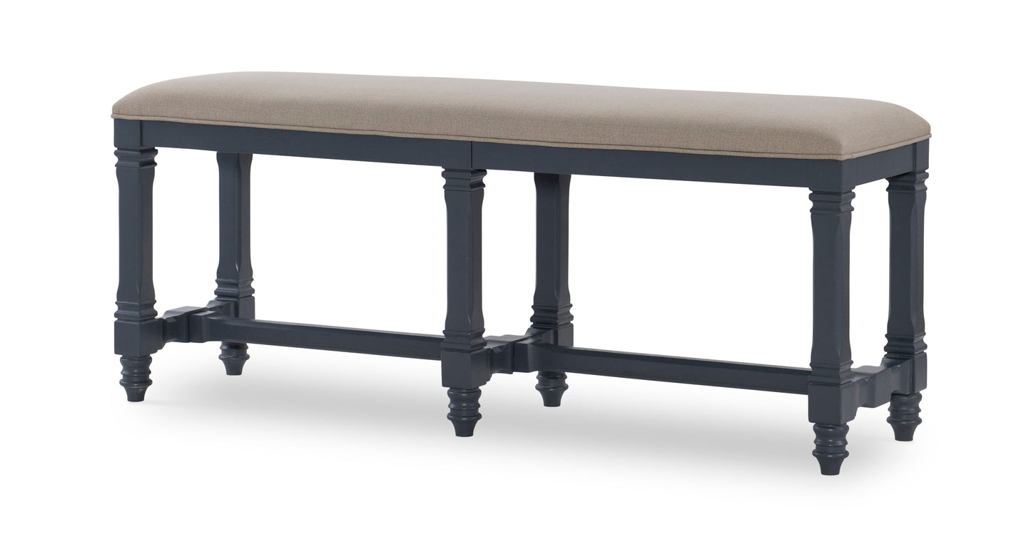 Essex - Counter Height Bench - Black