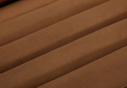 Cascade - Velvet Sofa - Saddle