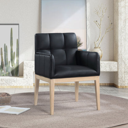 Adrian - Dining Arm Chair (Set of 2) - Light Brown Legs