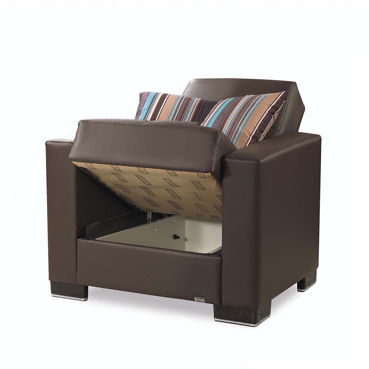 Ottomanson Armada - Upholstered Convertible Armchair With Storage