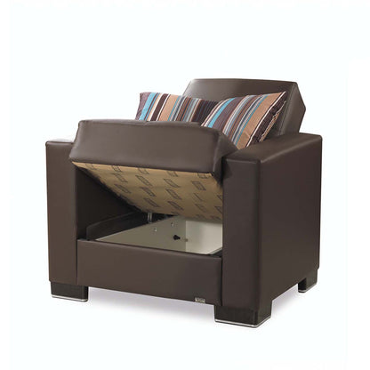 Ottomanson Armada - Upholstered Convertible Armchair With Storage