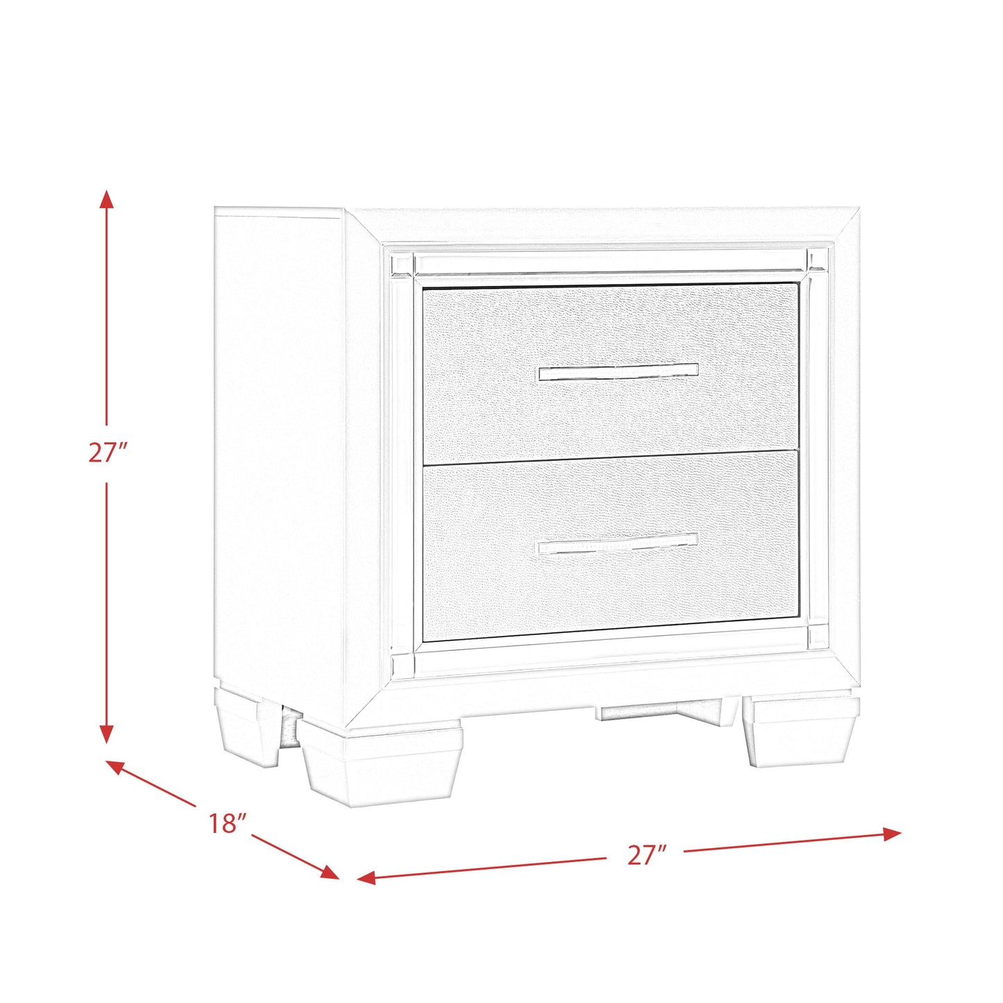 Platinum - Panel Bedroom Set