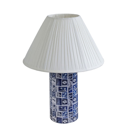 Stamp - Pleated Table Lamp - Blue