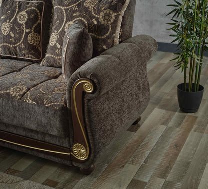 Ottomanson Americana - Convertible Futon Sectional - Gray