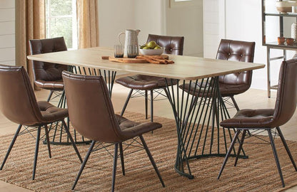 Altus - Composite Wood Dining Table - Natural Oak