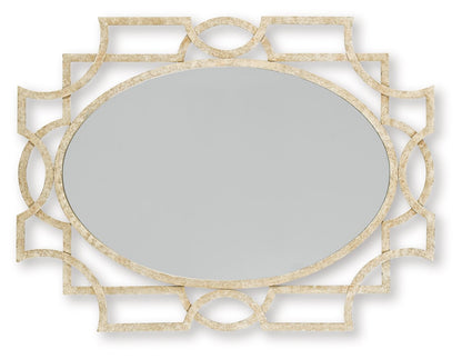 Fulkmore - Accent Mirror - Antique Gold Finish