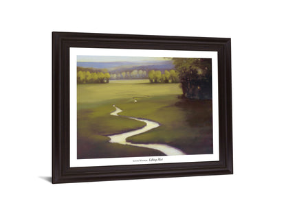 Golden Meadow Path - 28" x 34" Framed Wall Art