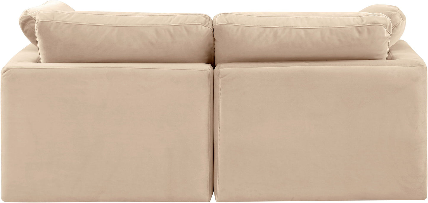 Indulge - Velvet 2 Seat Modular Sofa