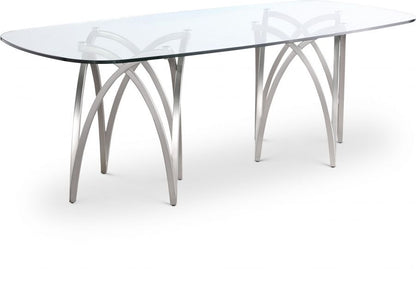 Madelyn - Dining Table - Silver