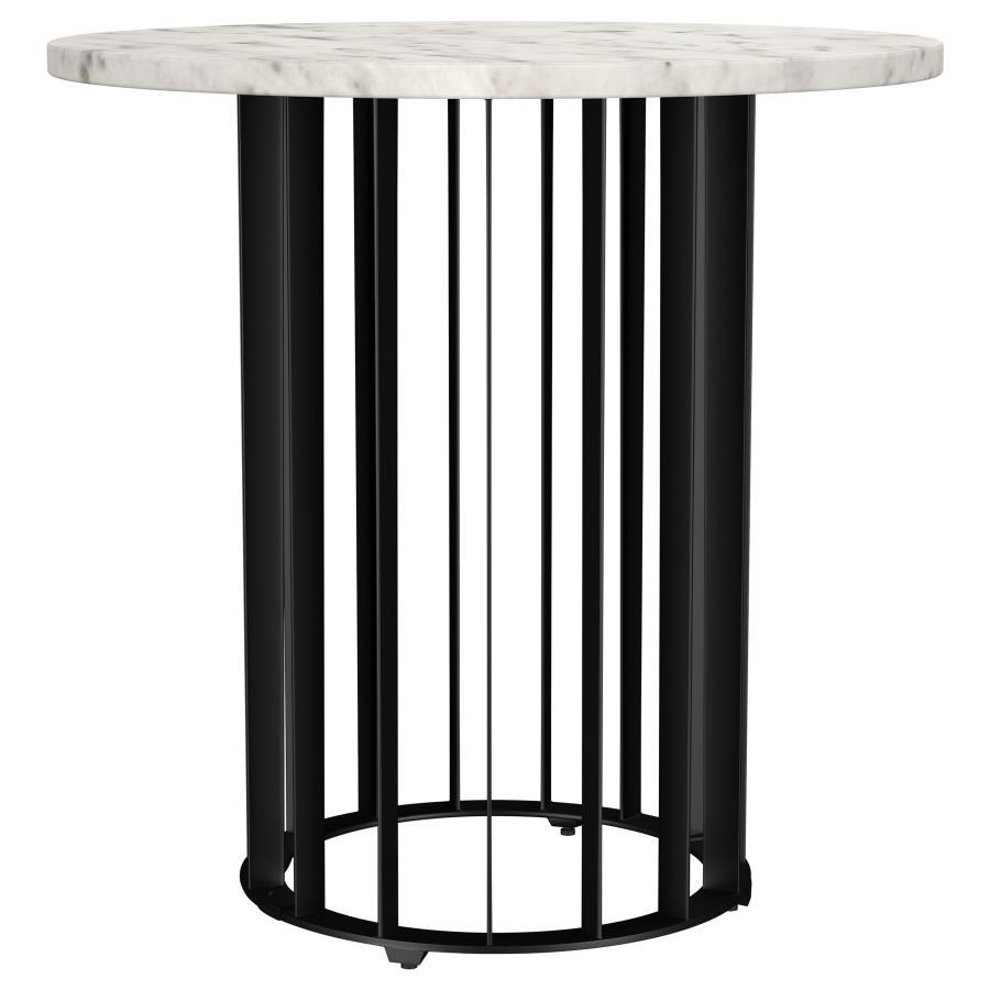 Haven - Round Genuine White Marble Top Table