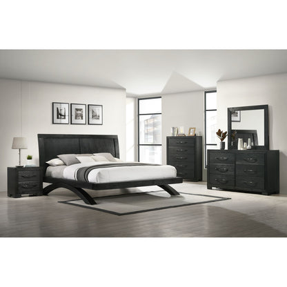 Allan - 5-Drawer Chest - Black