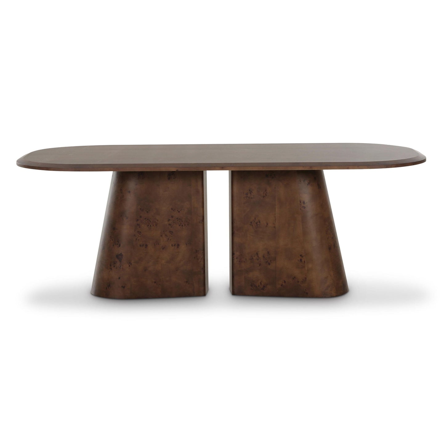 Gladyss - 87" Oval Dining Table - Brown