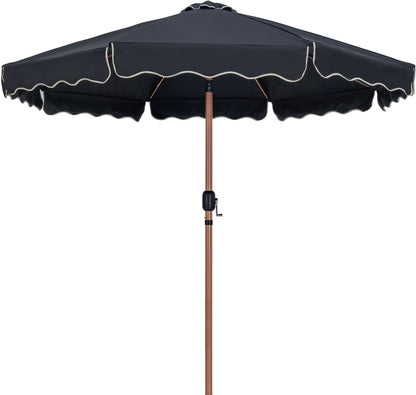 Amalfi - Patio Umbrella - Black Base / Light Brown Pole