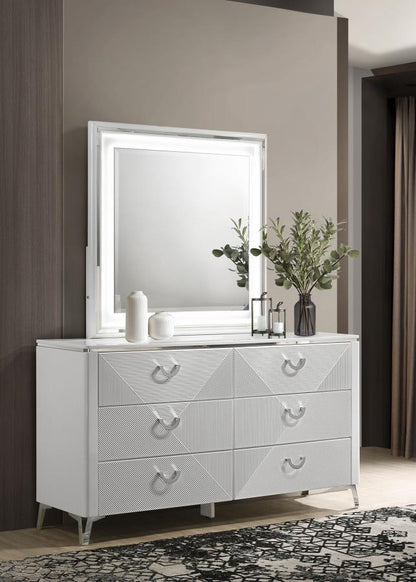Cassia - 6-Drawer Bedroom Dresser Cabinet