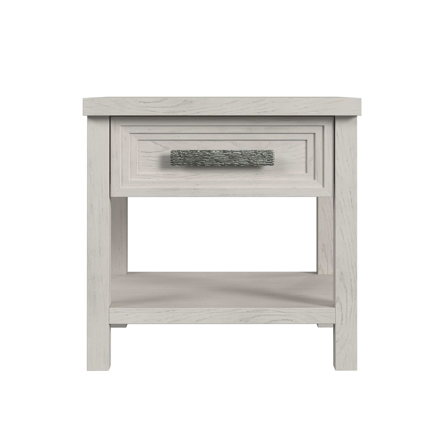 Avalanche - End Table With USB - Antique White
