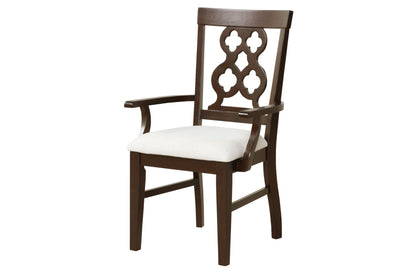 Rita - 7 Piece Dining Room Set - Dark Brown