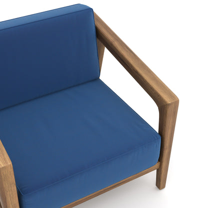 Bali - Club Chairs (Set of 2) - Dark Blue