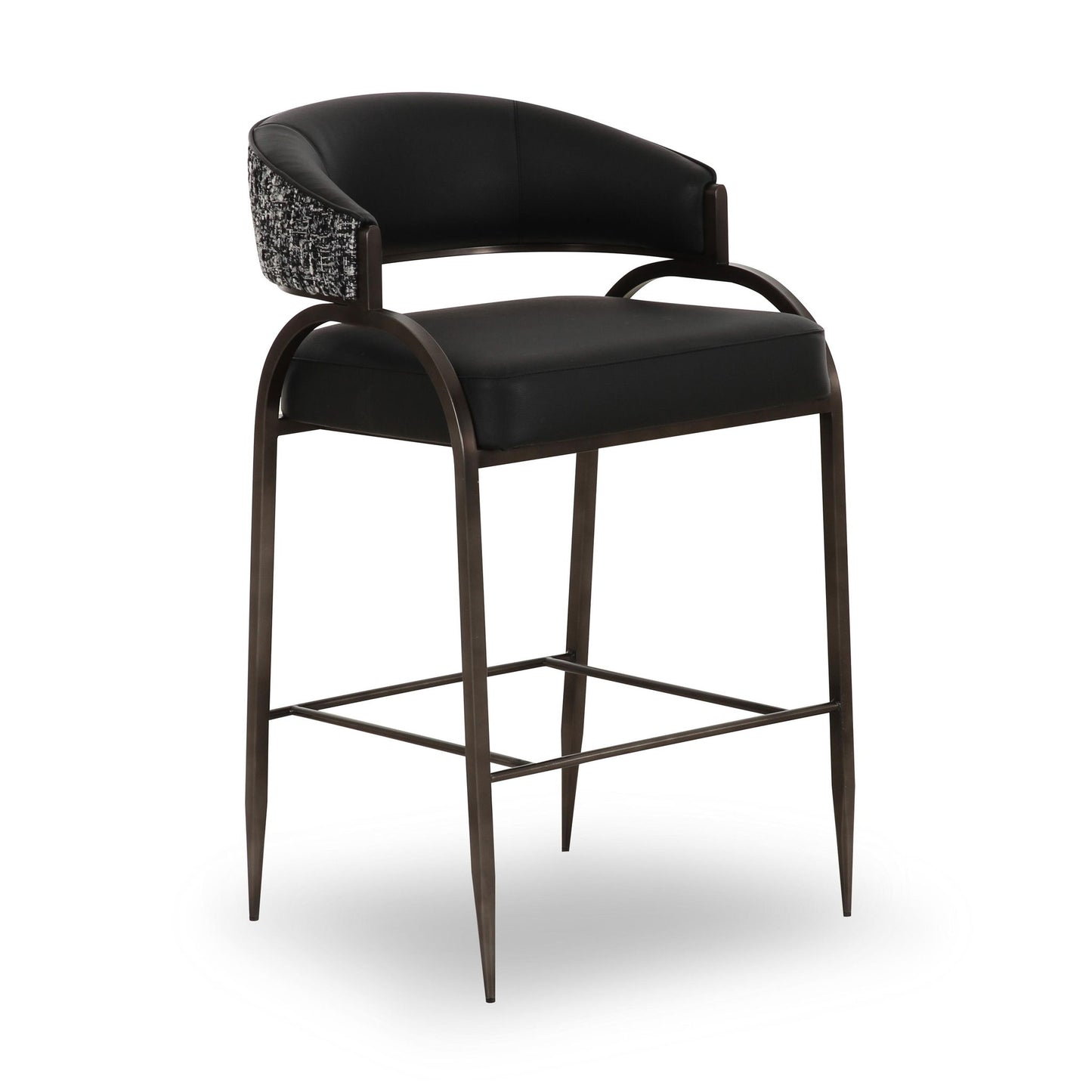 Tatum - Vegan Leather 2-Tone Counter Stool