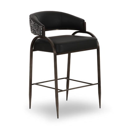 Tatum - Vegan Leather 2-Tone Counter Stool