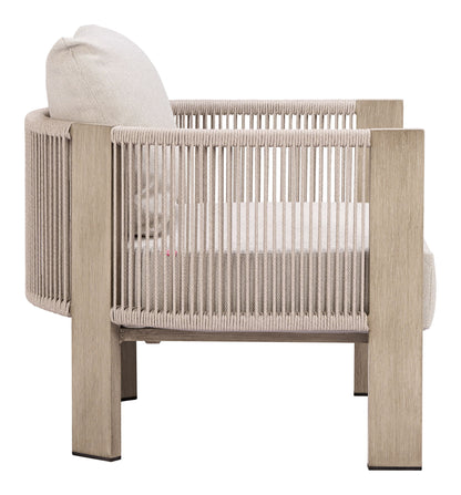 Sunlit Springs - Accent Chair - Gray / Light Brown