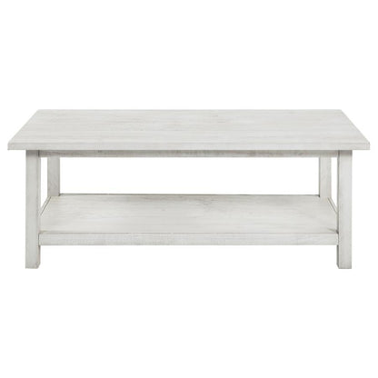 Payne - Wood Coffee Table with Shelf