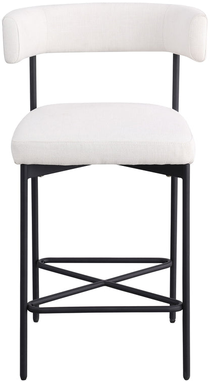 Rivage - Durable Stool With Black Frame (Set of 2)