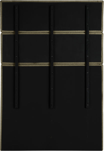 Adam - Boucle Fabric Bed With 89" Headboard