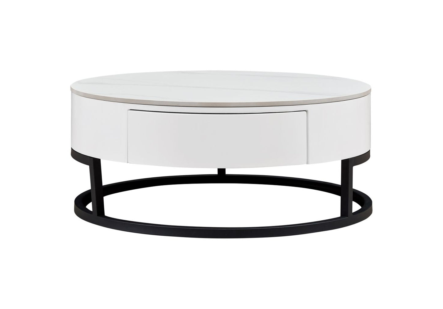 B038 - Coffee Table - White / Black