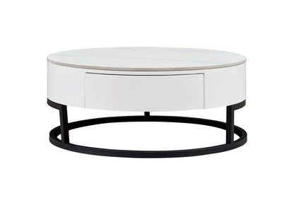B038 - Coffee Table - White / Black