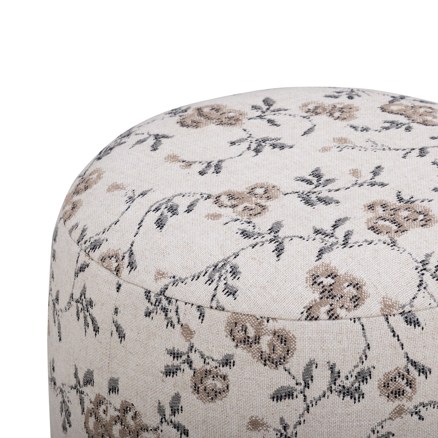 Bisou - Floral Jacquard Ottoman