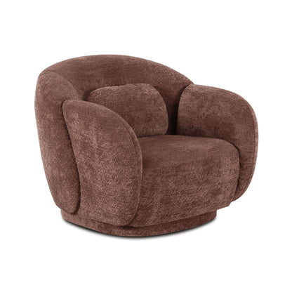 Misty - Knubby Fabric Accent Chair