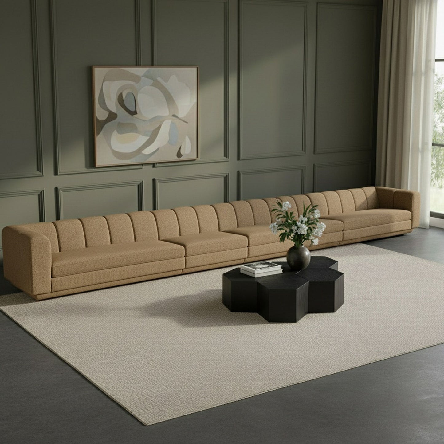 Modari - Sectional - Brown
