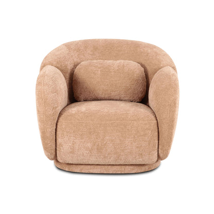 Misty - Knubby Fabric Accent Chair