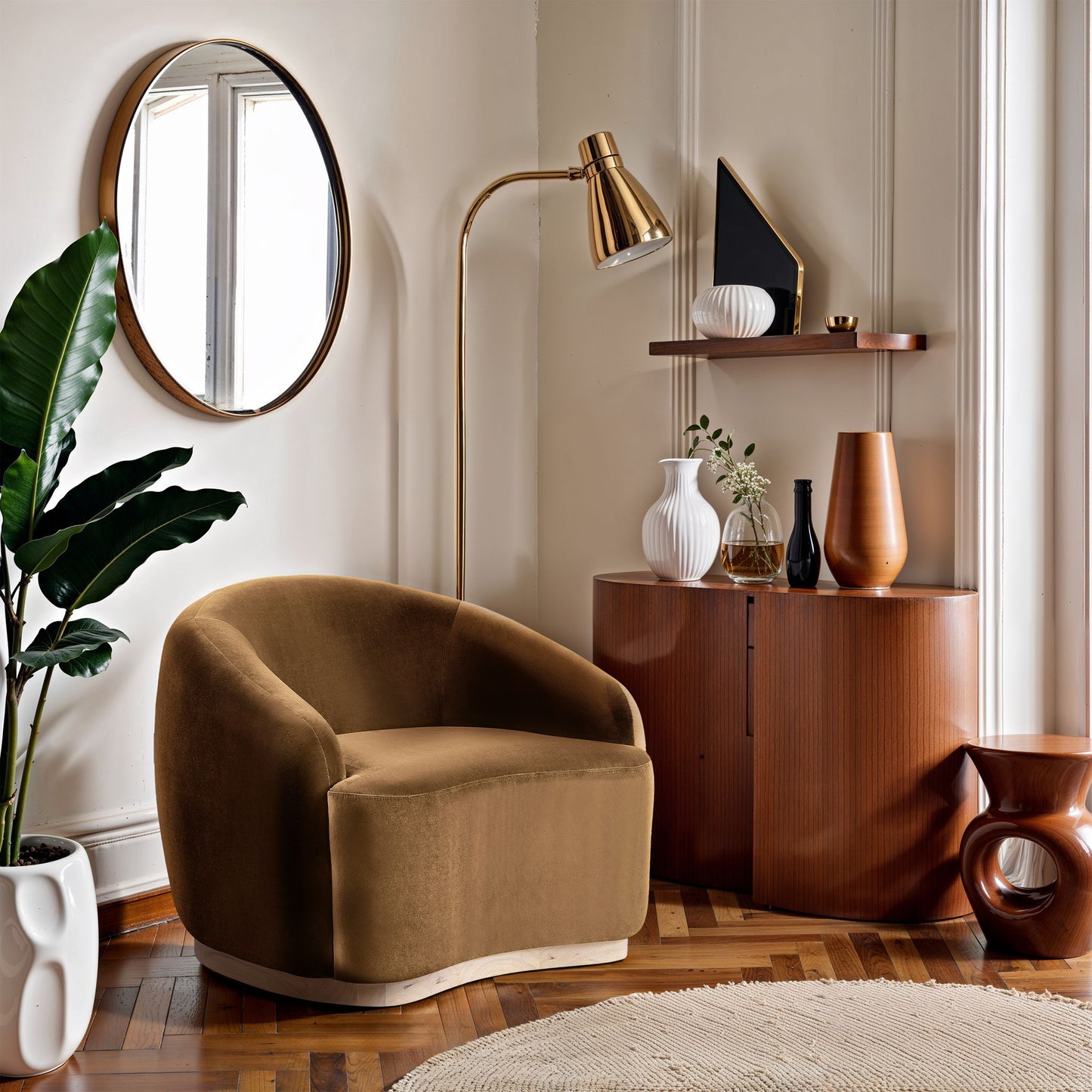 Gustavo - Velvet Upholstered Chair