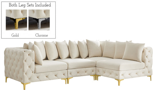 Tremblay - Modular Sectional - Cream - Modern & Contemporary