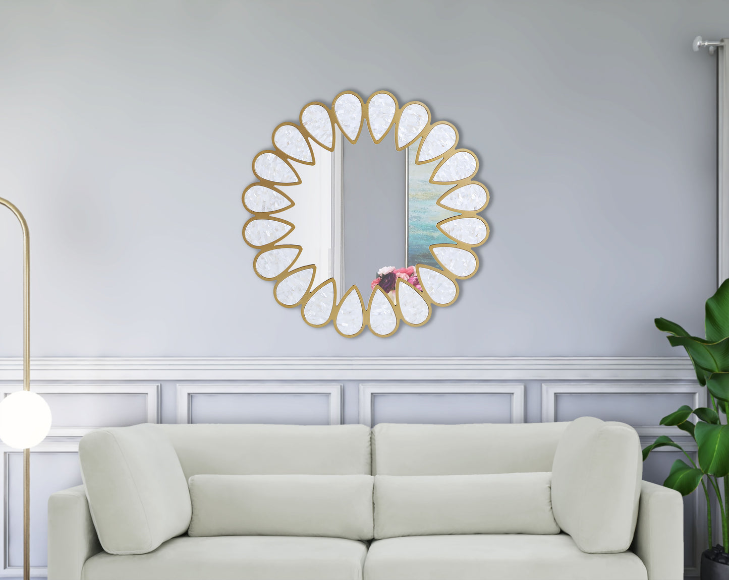 Shell - Mirror - White