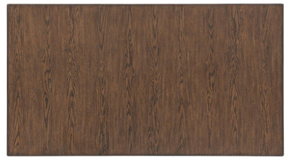 Langley - Complete Counter Height Table With Wine Storage - Fawn