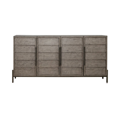 Pelicans Buff - 74" Accent TV Console - Gray