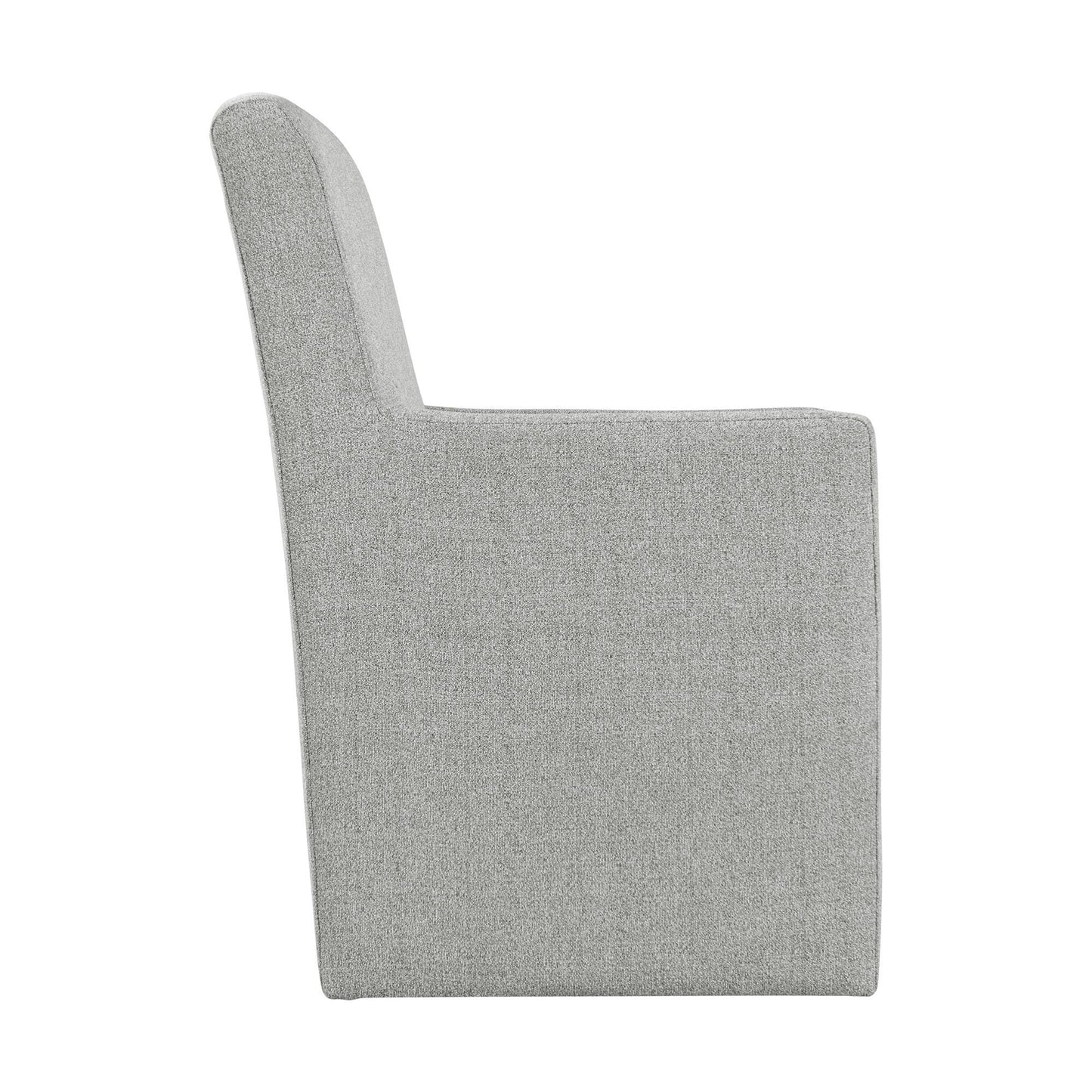 Nero - Upholstered Arm Chair (Set of 2) - Gray