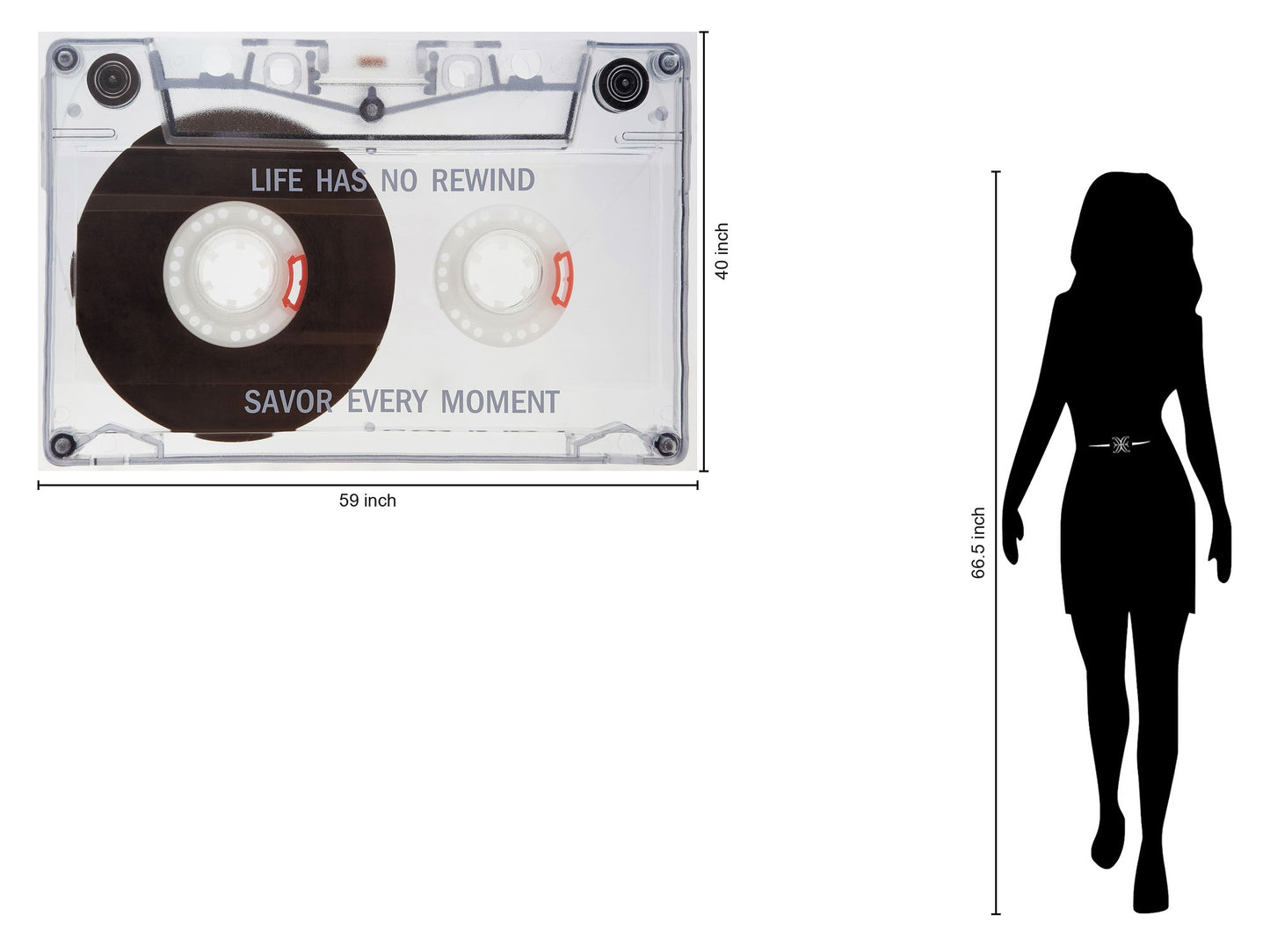 Life Has No Rewind - White