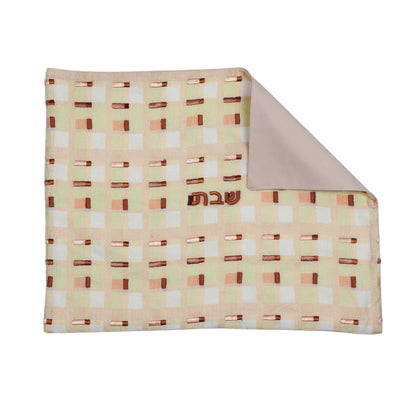 TOV - Patterned Challah Cover - Beige