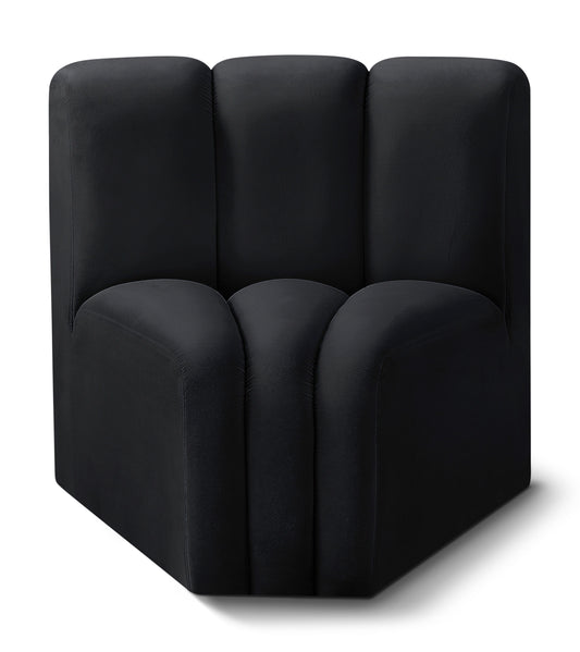 Arc - Velvet Curved Corner Chair