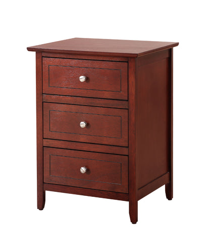 Glory Furniture - Daniel - 3 Drawer Nightstand