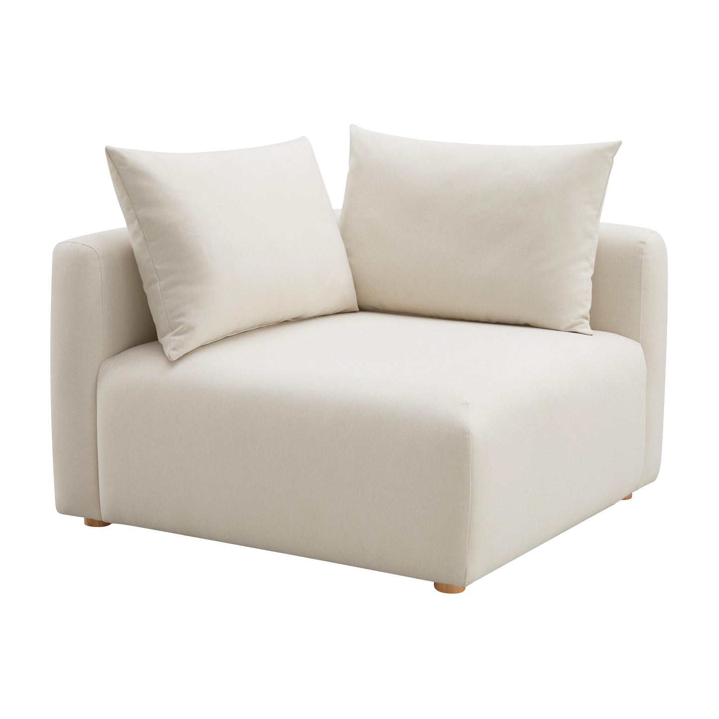 Hangover - Linen Modular Corner Chair - Cream