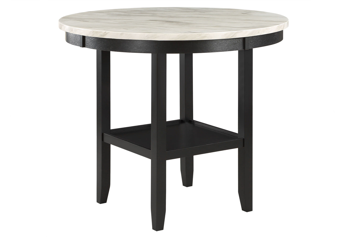 D40011 Bar Table And Four D1622 Bar Stools - Dark Gray