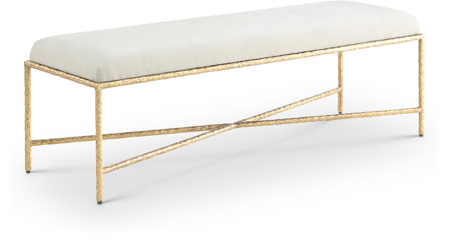 Valley - Bench With Gold Frame