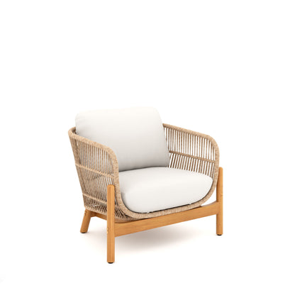 Solstice - Rope Club Chair - Linen Beige